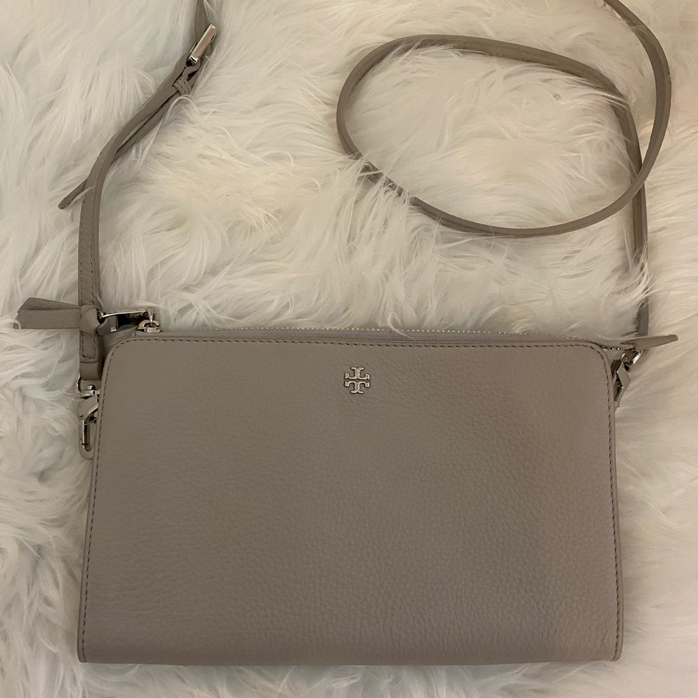 New Tory Burch crossbody bag gray